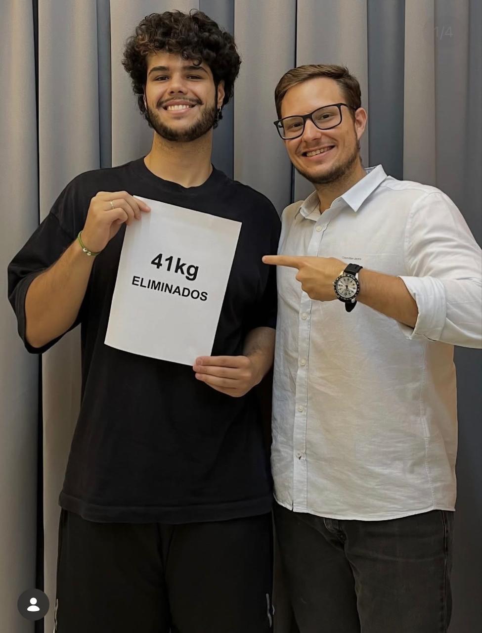 Resultado paciente — 41 kg eliminados