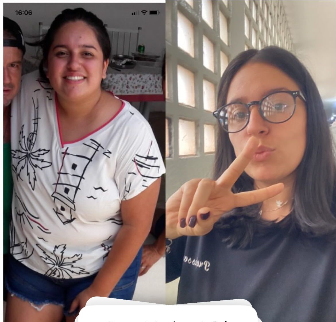 Reeducação alimentar — antes e depois